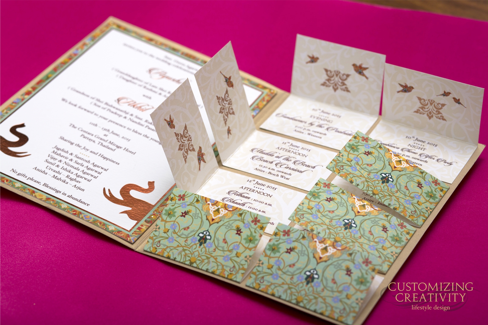 Customize deals wedding invitation