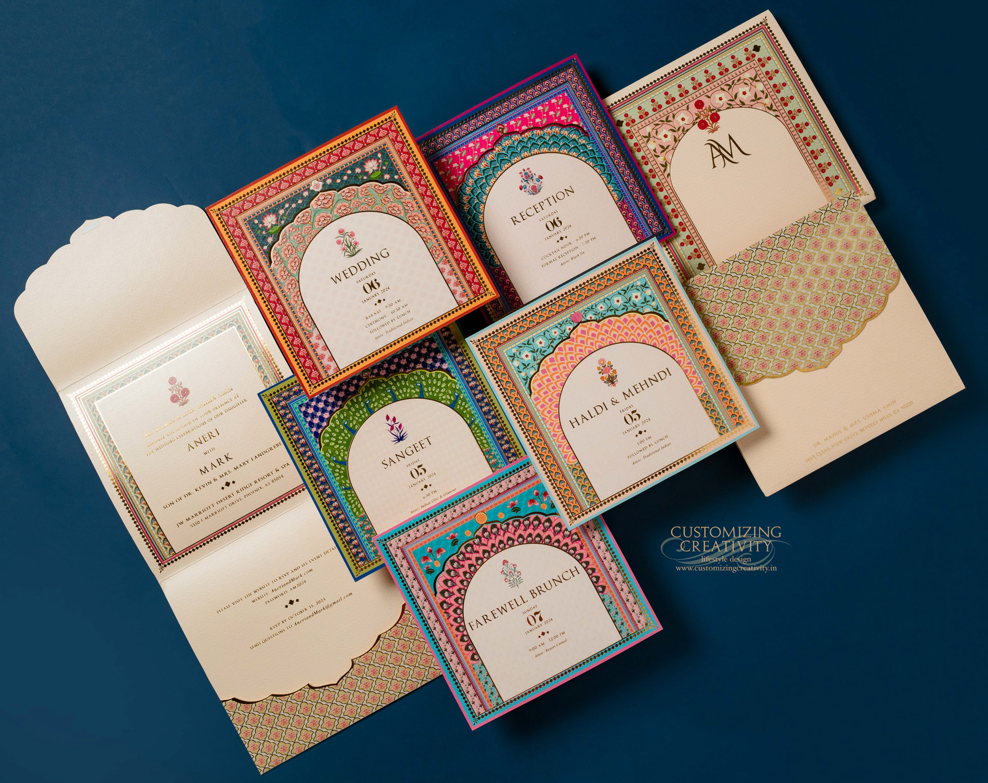 Creative Wedding Card Design 1