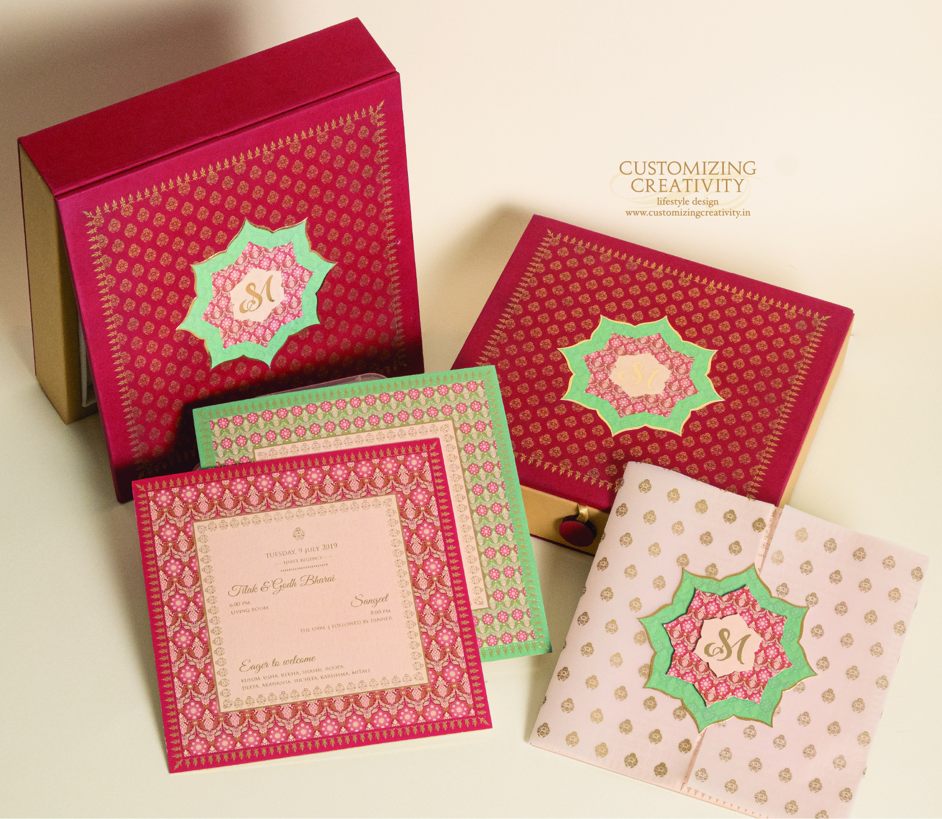 Customized & Unique wedding invitation cards