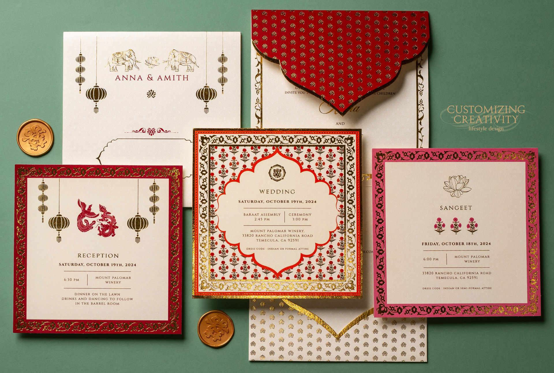 Customized Wedding Cards